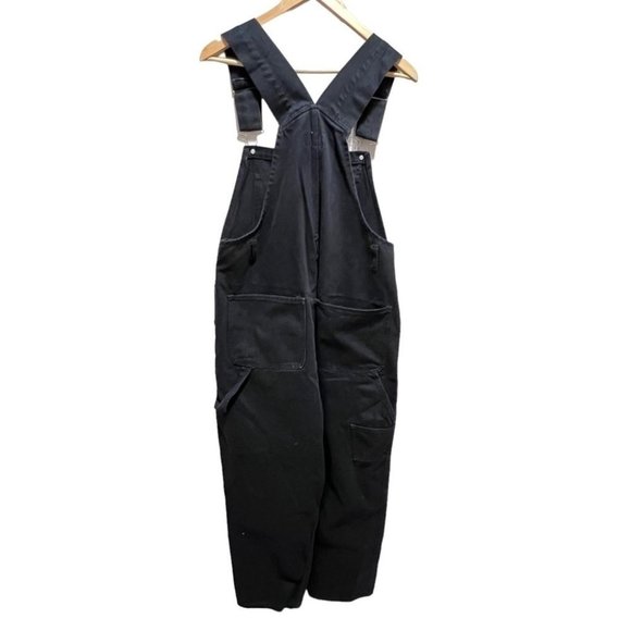 VINTAGE Y2K Nevada Black  Denim Carpenter Overalls - Picture 4 of 8